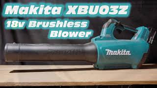 Review Makita XBU03Z 18v Blower [upl. by Everrs]