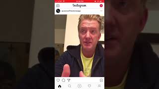 Josh Homme Apologizes For Kicking Camera  Photographer [upl. by Kcirrej282]