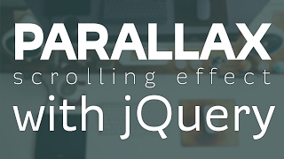 Parallax effect  2 different ways to add it with jQuery [upl. by Reine]