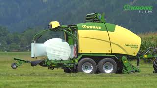 Comprima – Round Baler KRONE [upl. by Aicerg]