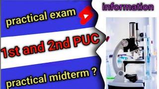 1st PUC and 2nd PUC ll practical exam information ll midterm exam practical [upl. by Britteny770]