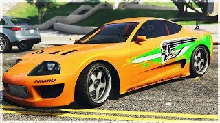 How To Replicate Paul Walkers Toyota Supra GTA 5 [upl. by Annasor]