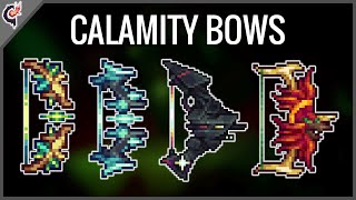 All Bows  Terraria Calamity Mod [upl. by Jacobah]