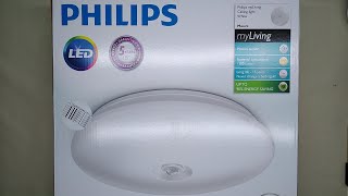 LIDL Philips PIR LED ceiling light teardown [upl. by Sivad]