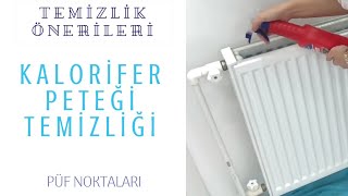 Kalorifer Peteklerimi Temizliyorum  Püf Noktaları  TEMİZLİK ÖNERİLERİ [upl. by Eetnwahs]