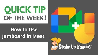 Quick Tip How to Use Jamboard with Google Meet [upl. by Aekan411]