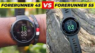 FORERUNNER 45 vs FORERUNNER 55 Qual o Melhor Garmin [upl. by Elleiad479]