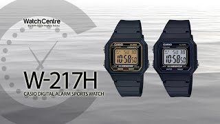 Casio W217H Youth Digital Alarm Budget Watch Comparison amp Review [upl. by Calendra241]