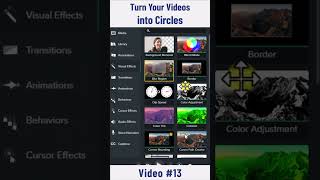 Turn Your Videos into Circles in Camtasia Easy Tutorial  Camtasia Shorts [upl. by Johan66]