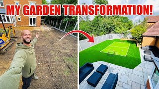 TRANSFORMING MY GARDEN  THE PERFECT FOOTBALL [upl. by Pegeen]