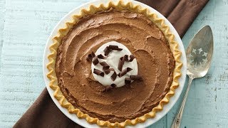 How to Make French Silk Chocolate Pie  Pillsbury Recipe [upl. by Wilkinson927]