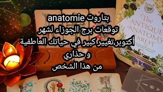 بتاروت💀anatomie 💀توقعات برج الجوزاء لشهر أكتوبر ،تغير كبير في حياتك العاطفية، و حذاري من هذا الشخص✋️ [upl. by Llenram]