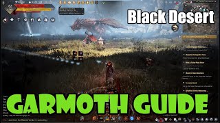 Black Desert Garmoth World Boss Guide  Spawn Location  Attack Patterns  Mechanics [upl. by Janet717]