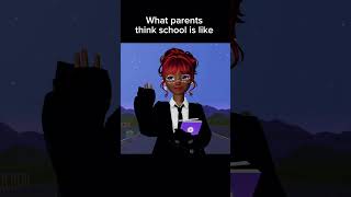 What parents think school like vs what it actually is zepeto [upl. by Htiekram]