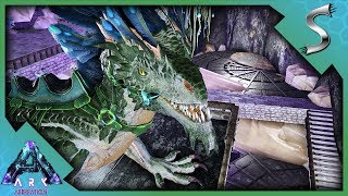 CLIFF BASE EXPANSION BUILDING A DRAKE PLATFORM AND MAIN ELEVATOR  Ark Aberration Gameplay E27 [upl. by Manville]