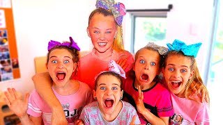 JOJO SIWA TURNS US INTO JOJO SIWA [upl. by Ecnerolf]