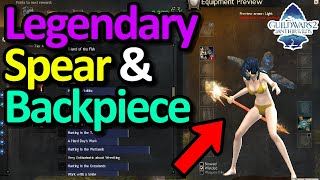 How to start making the Legendary Spear and Backpiece  GW2 Janthir Wilds [upl. by Anwahsit]