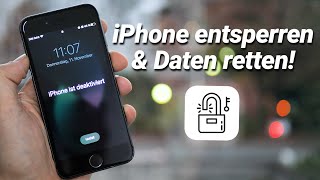 iPhone Code vergessen amp iPhone ist deaktiviert iPhone wieder aktivieren entsperren amp zurücksetzen [upl. by Hakvir]