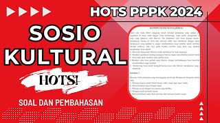 SOSIO KULTURAL  PREDIKSI SOAL PPPK 2024 SEMUA FORMASI [upl. by Holtz]