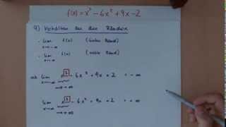 Kurvendiskussion Teil 9  Verhalten der Funktion an den Rändern [upl. by Hanoy]