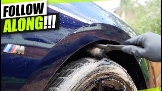 How to Easily Deep clean Car tyres Properly [upl. by Ainiger]