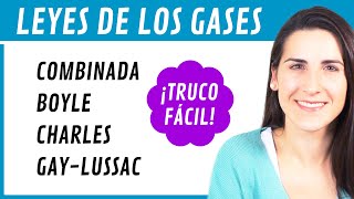 LEYES de los GASES 🎈 TRUCO FÁCIL para Aprender las Fórmulas [upl. by Cleodell]