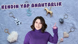 ANAHTARLIK YAPIMI  KENDİN YAP  DIY KEYCHAIN [upl. by Joe]