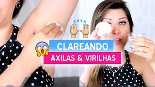 COMO CLAREAR MANCHAS NA VIRILHA E AXILAS Receita Caseira 2  DICAS DA DEDESSA [upl. by Pittman399]