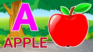 A for apple  अ से अनार  abcd  phonics song  a for apple b for ball c for cat  abcd song  abcde [upl. by Kamillah]