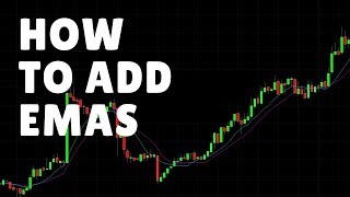 Adding EMAs Exponential Moving Averages to Your Chart [upl. by Mariko231]