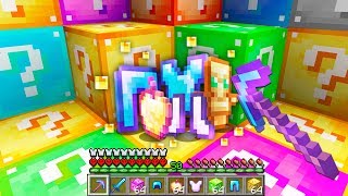 Minecraft UHC but with NEW Lucky Block mods [upl. by Atinar]