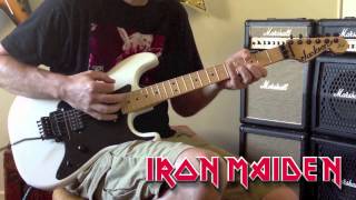 Iron Maiden  Wasted Years Guitar Cover [upl. by Ayela]