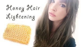 How I lighten my hair with honey cinnamon and olive oil [upl. by Anesusa]