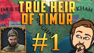 EU4 True Heir of Timur Campaign 1  Forming Mughals [upl. by Meekah222]