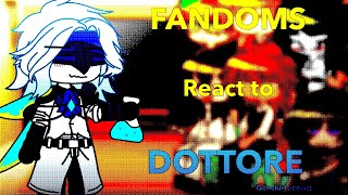 FANDOMS react to DOTTORE  Genshin Impact  67  Gacha Club [upl. by Enileuqaj]