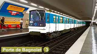 Gambetta  Ligne 3 bis  Métro de Paris  RATP MF67  2015 [upl. by Dinse]