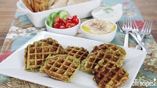 How to Make Waffled Falafel  Waffle Recipes  Allrecipescom [upl. by Rosco]