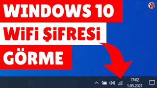 Windows 10 WiFi Şifresi Öğrenme 3 Yöntem  Windows 10 Kayıtlı WiFi Şifresini Görme Yöntemleri [upl. by Oiznun]