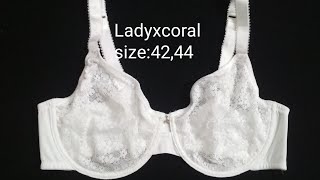 Non padded side support bra with soft ring for women ladyxcoral [upl. by Hart]