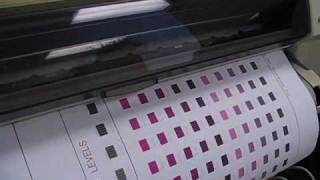 HP Design Jet 750C Printer Plotter Demo [upl. by Verda]