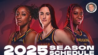 WNBA and Fever Schedule Released [upl. by Hamitaf]