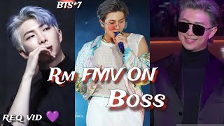 req vid💜Namjoon fmv on Boss 💜Rm Fmv on hindi song💜btsedit bts rm namjoon btsrm kimnamjoon 💜 [upl. by Jenna]