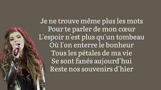 Caroline Costa comment vivre sans toi paroleslyrics [upl. by Yrekaz331]