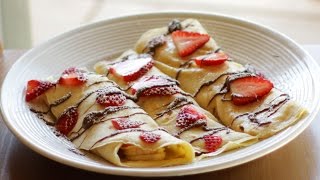 How to Make Crepes  Easy Crepe Recipe [upl. by Levin]