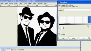 How to make Stencils in Gimp [upl. by Welcome]