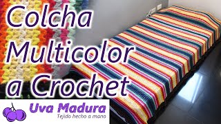 🛏️Teje una COLCHA o CUBRECAMA ESPECTACULAR a CROCHET ¡Renueva tu cama TUTORIAL paso a paso [upl. by Honeywell]