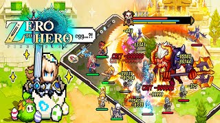 Zero to Hero Gameplay  New Pixel Turn Based Idle RPG Android and iOS [upl. by Odlo633]