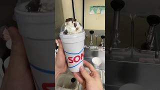 Reese’s Oreo cookie dough blast with whipped cream icecream food foryou shake [upl. by Kirkwood]