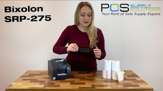 How To Replace Paper amp Ribbons In Your Bixolon SRP275 Printer [upl. by Beilul686]