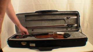 Stentor Conservatoire Violin Outfit unboxing [upl. by Plumbo]